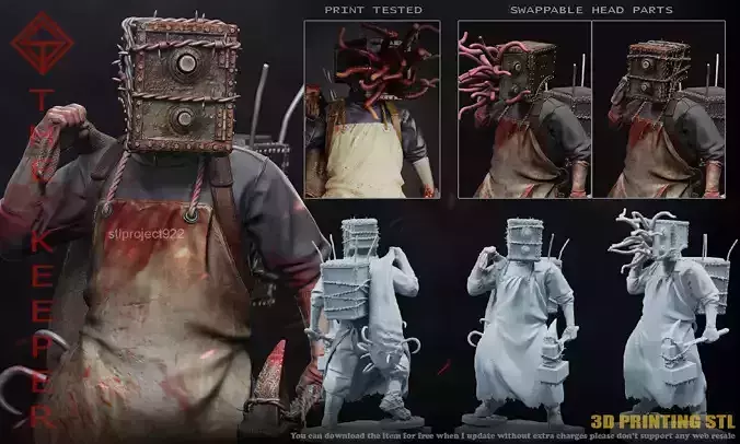 The Keeper 3D print model