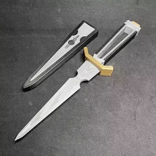 Star Trek Mirror Universe Terran Empire Dagger and Scabbard