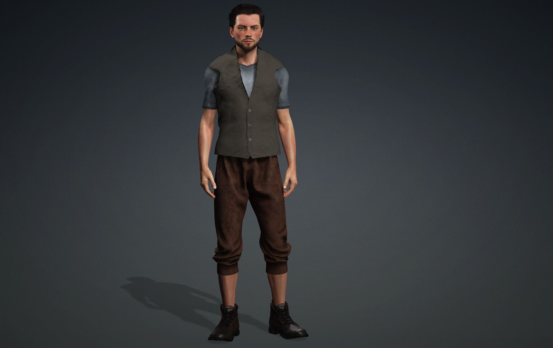 Young Adult 3D model_1