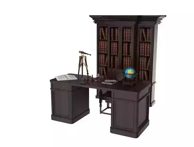 3d library game asset