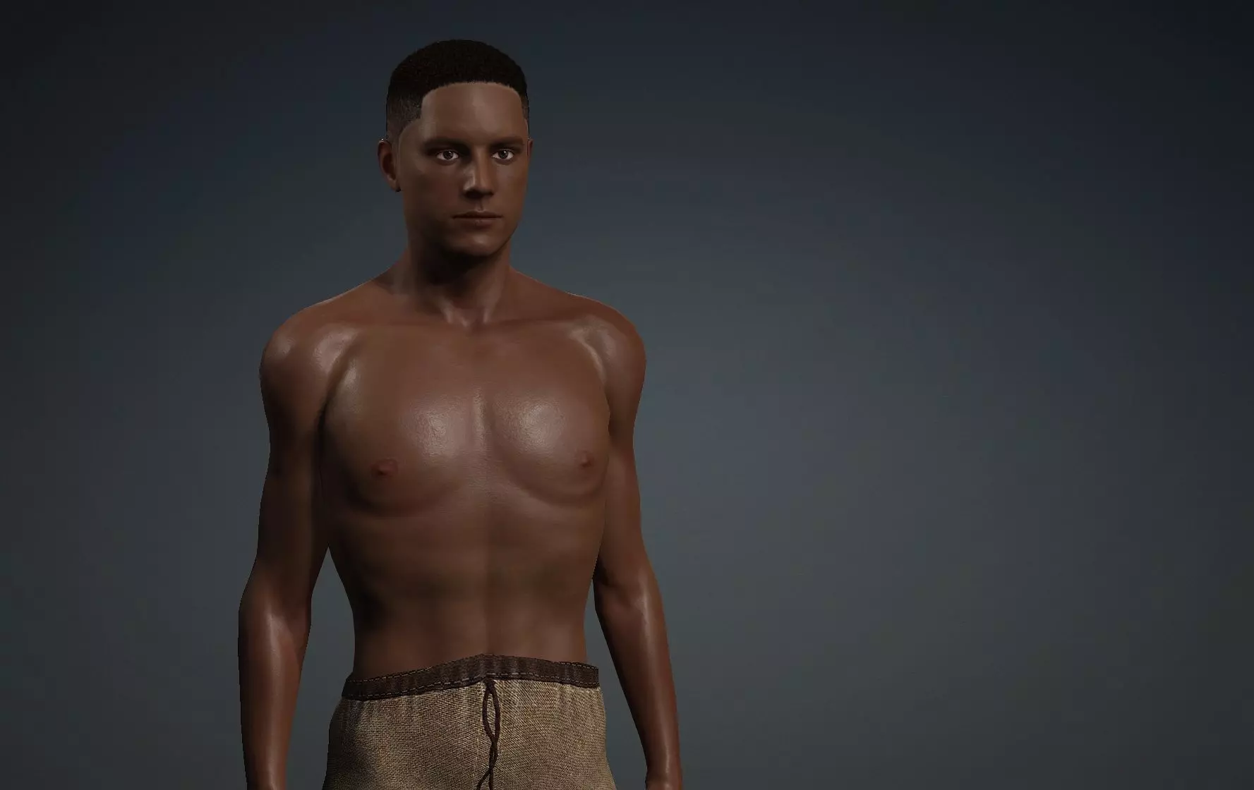 Black Guy 3D model_0