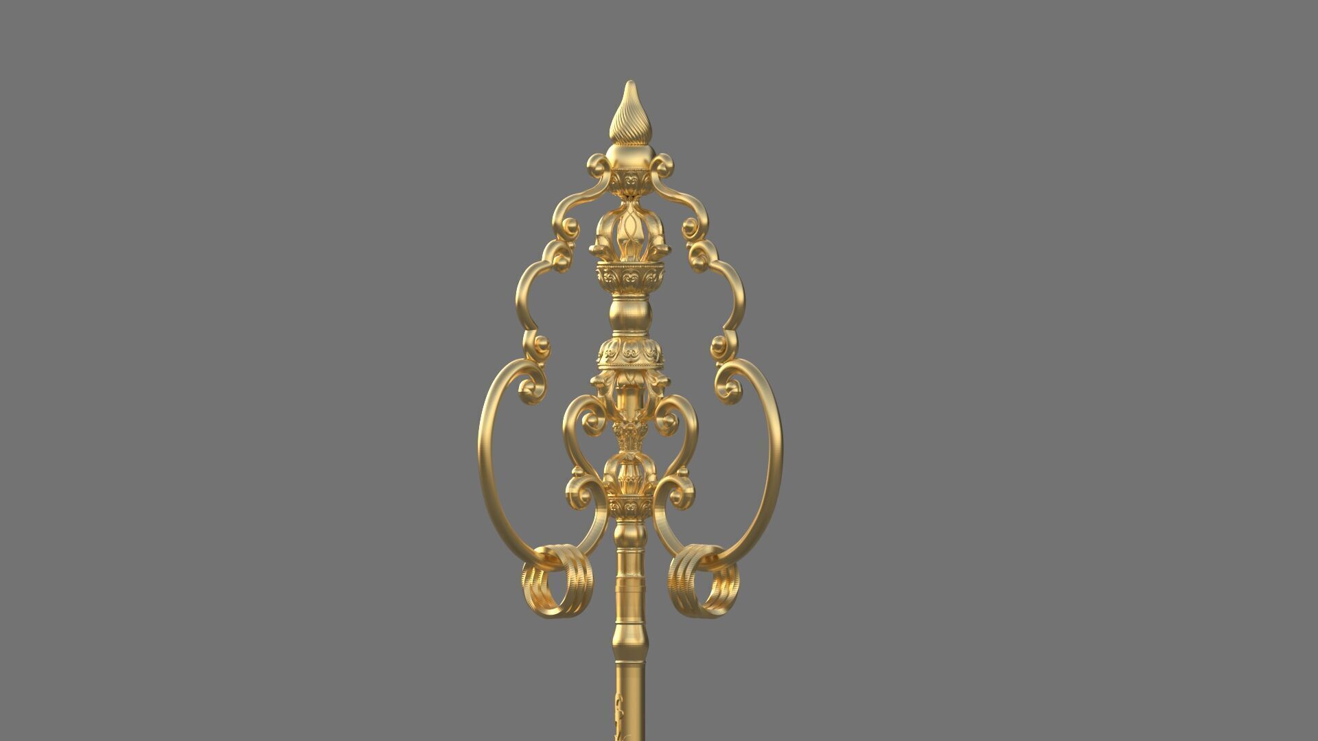 khakkhara 3D model_2