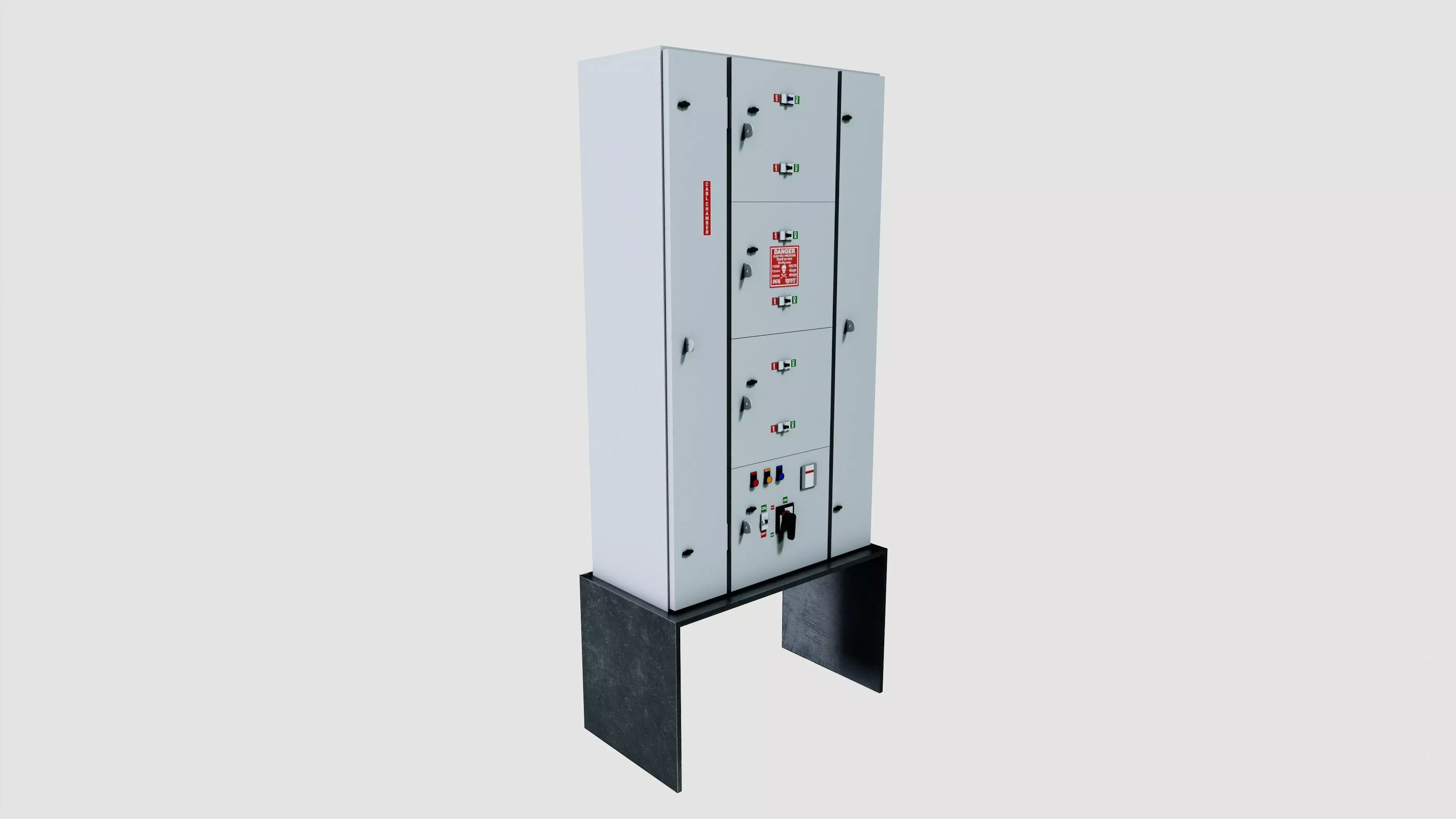 Control panel 3D model
