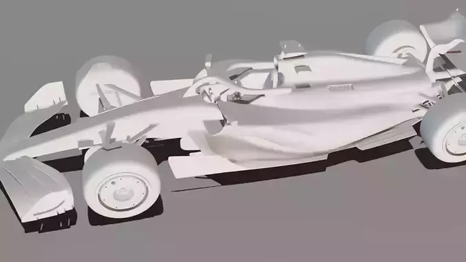 Formula 1 Red Bull Racing Car Ready to 3D Print