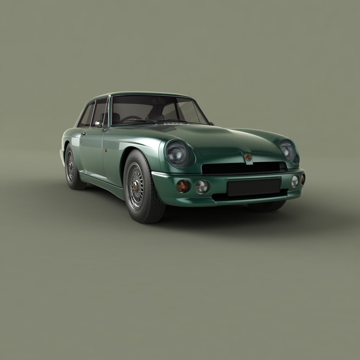 MG RV8 GT Coupe 3D model_9