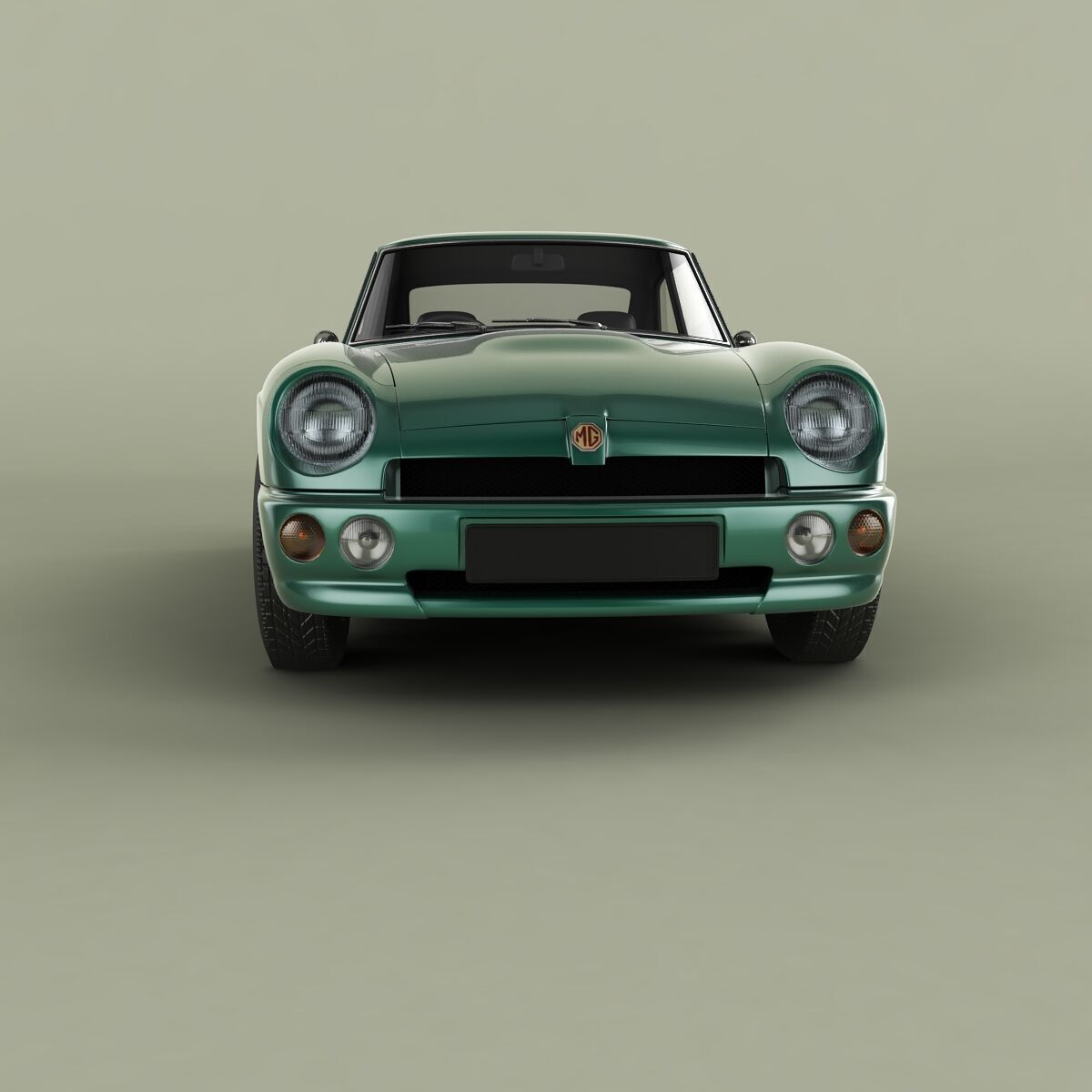 MG RV8 GT Coupe 3D model_4