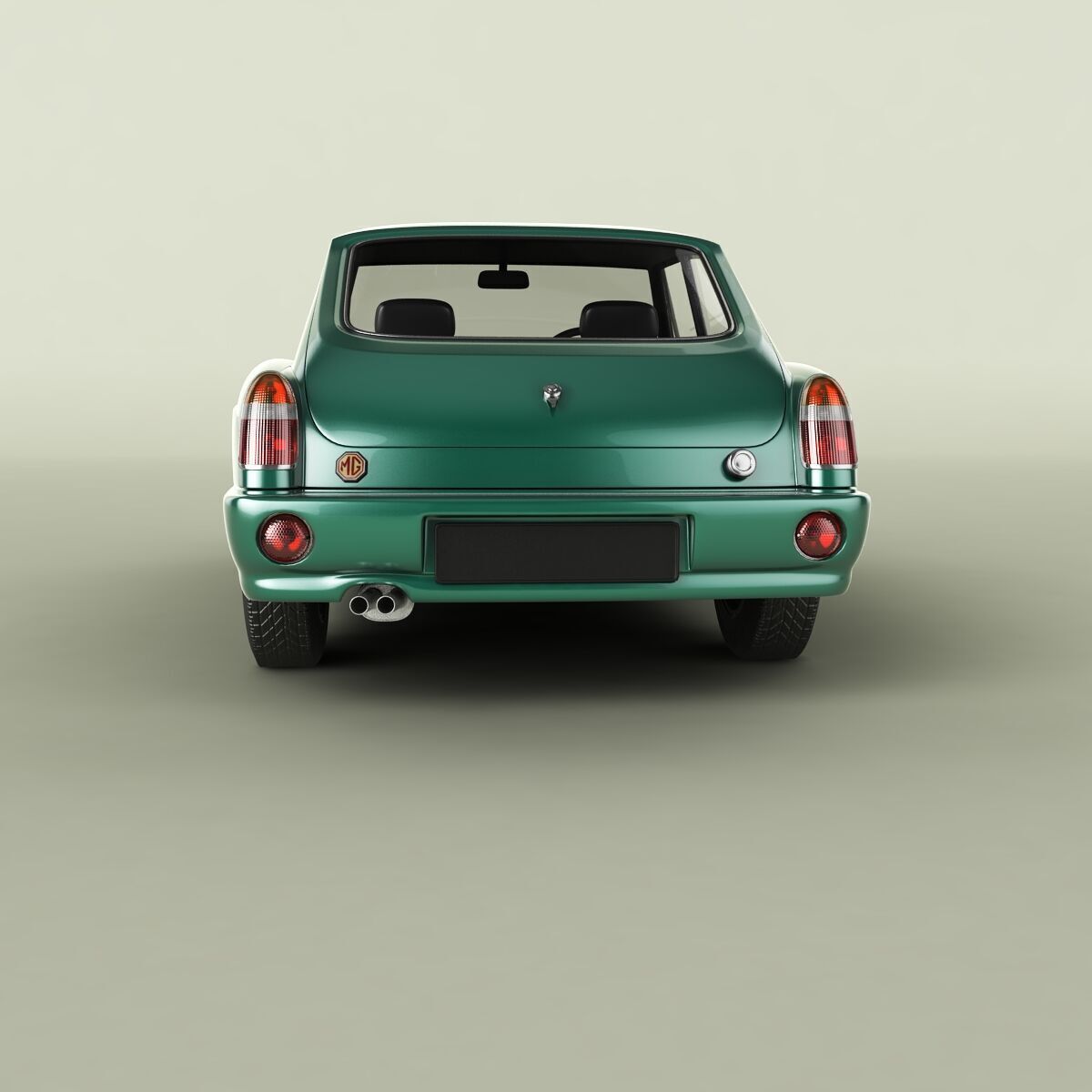 MG RV8 GT Coupe 3D model_3