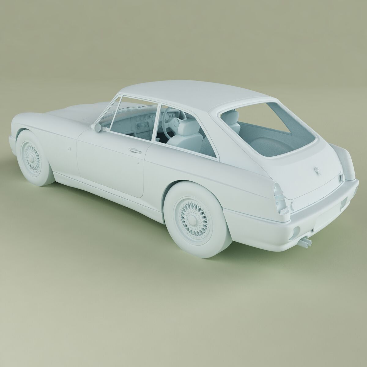 MG RV8 GT Coupe 3D model_12