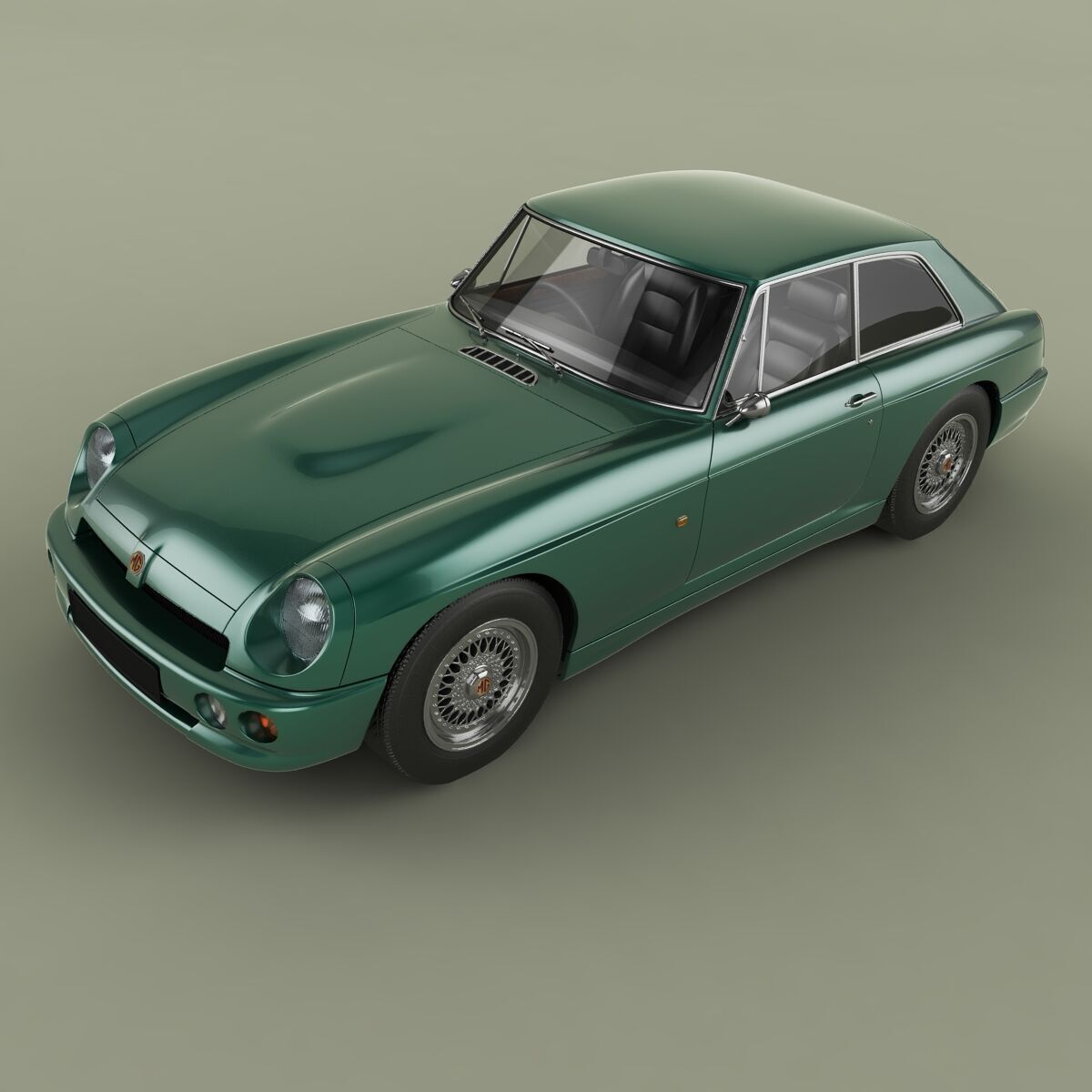 MG RV8 GT Coupe 3D model_5