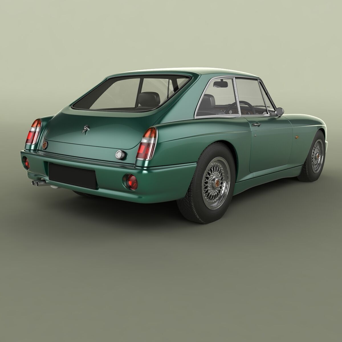 MG RV8 GT Coupe 3D model_2