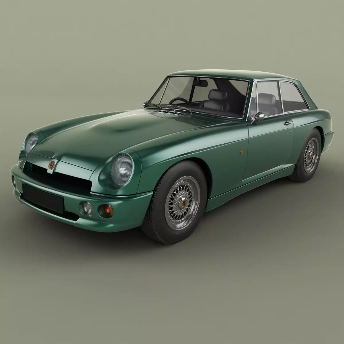 MG RV8 GT Coupe 3D model_0