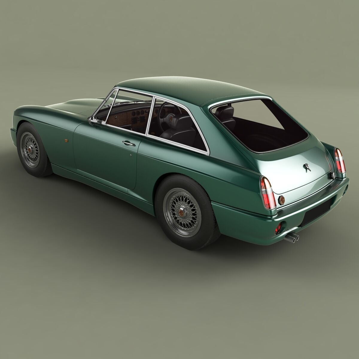 MG RV8 GT Coupe 3D model_7