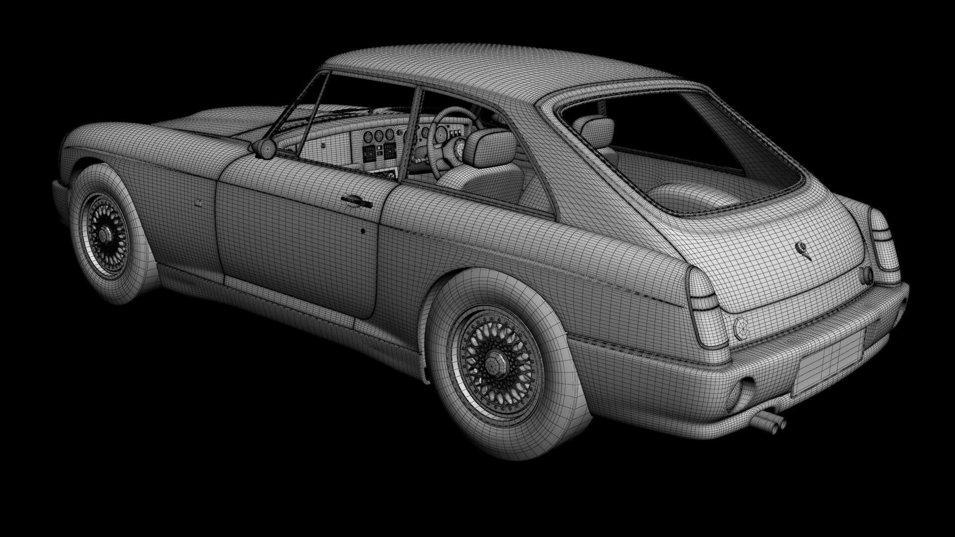 MG RV8 GT Coupe 3D model_16