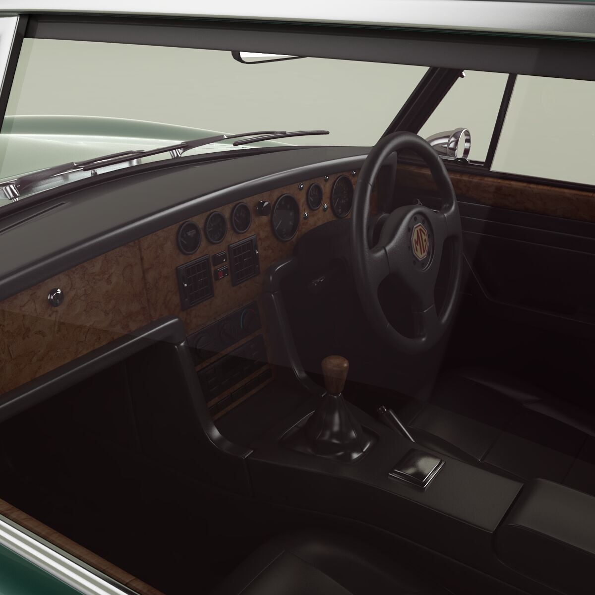 MG RV8 GT Coupe 3D model_8