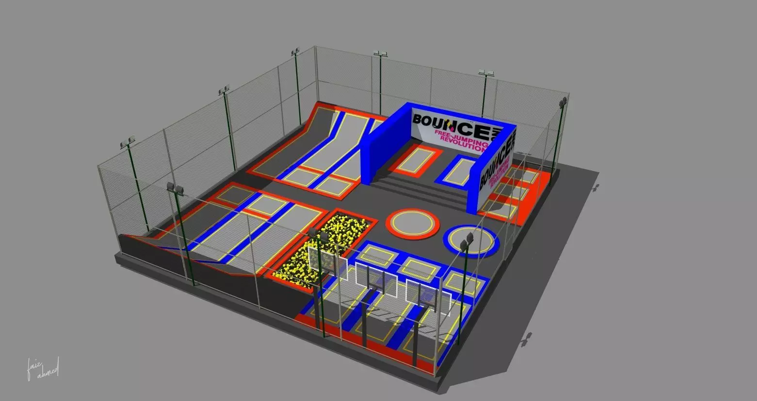 bounce jumper 3D model