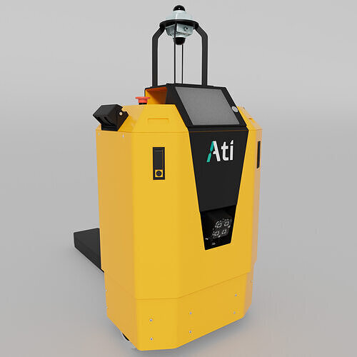 Ati Package Lifter Robot Low-poly 3D model