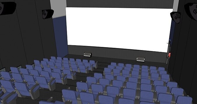 multiplex mini theater 2 3D model