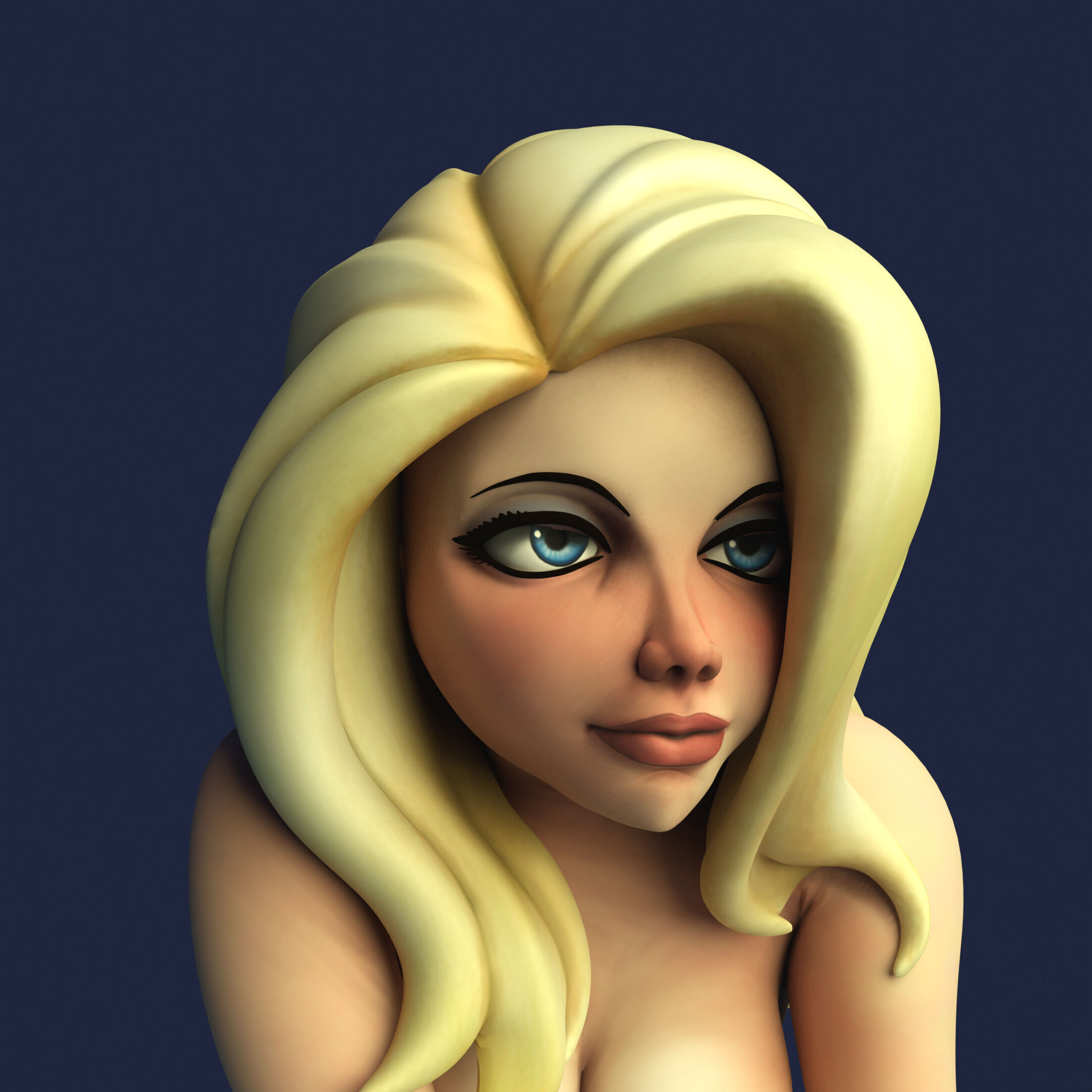 Femme Fatale Illustrated by Bruce Timm 3D print model_5