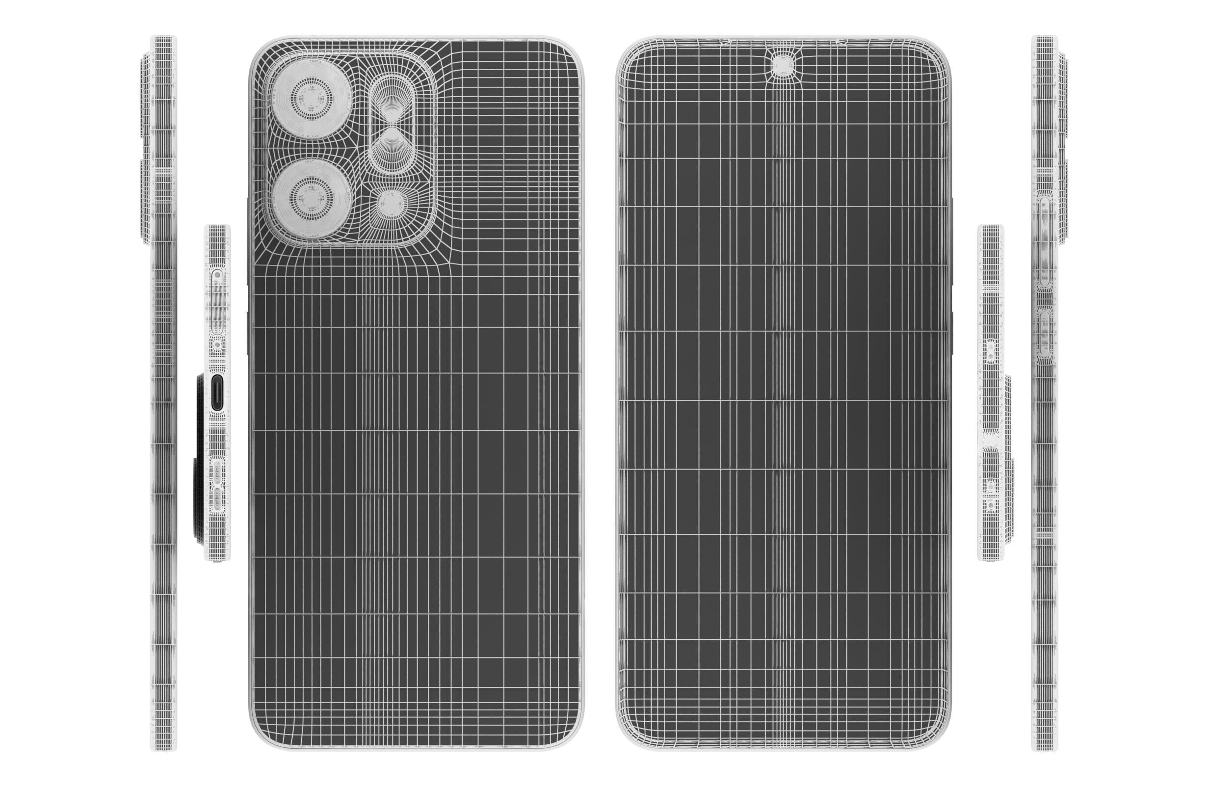 OPPO Reno14 Pro White 3D model_17