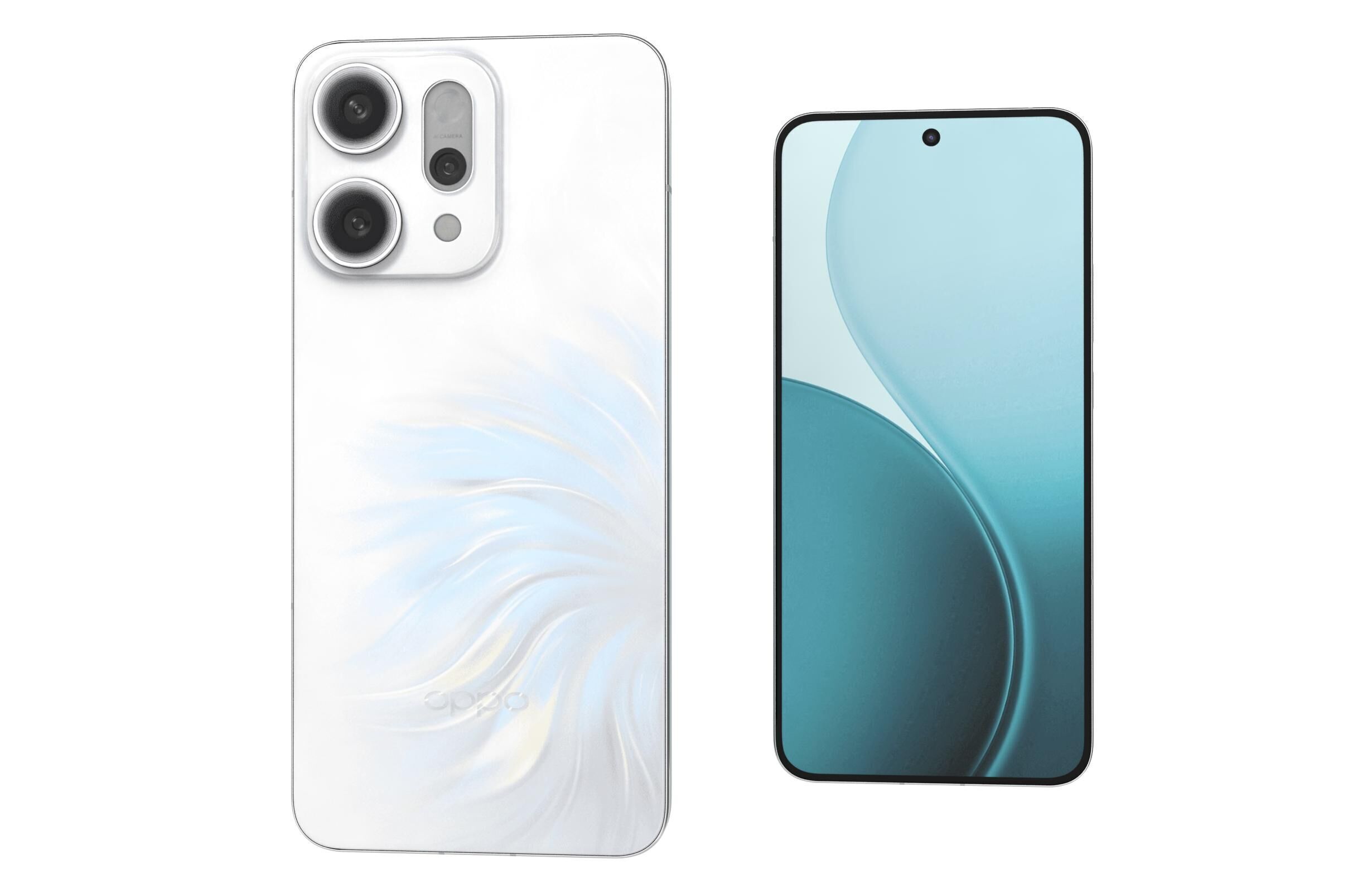 OPPO Reno14 Pro White 3D model_6