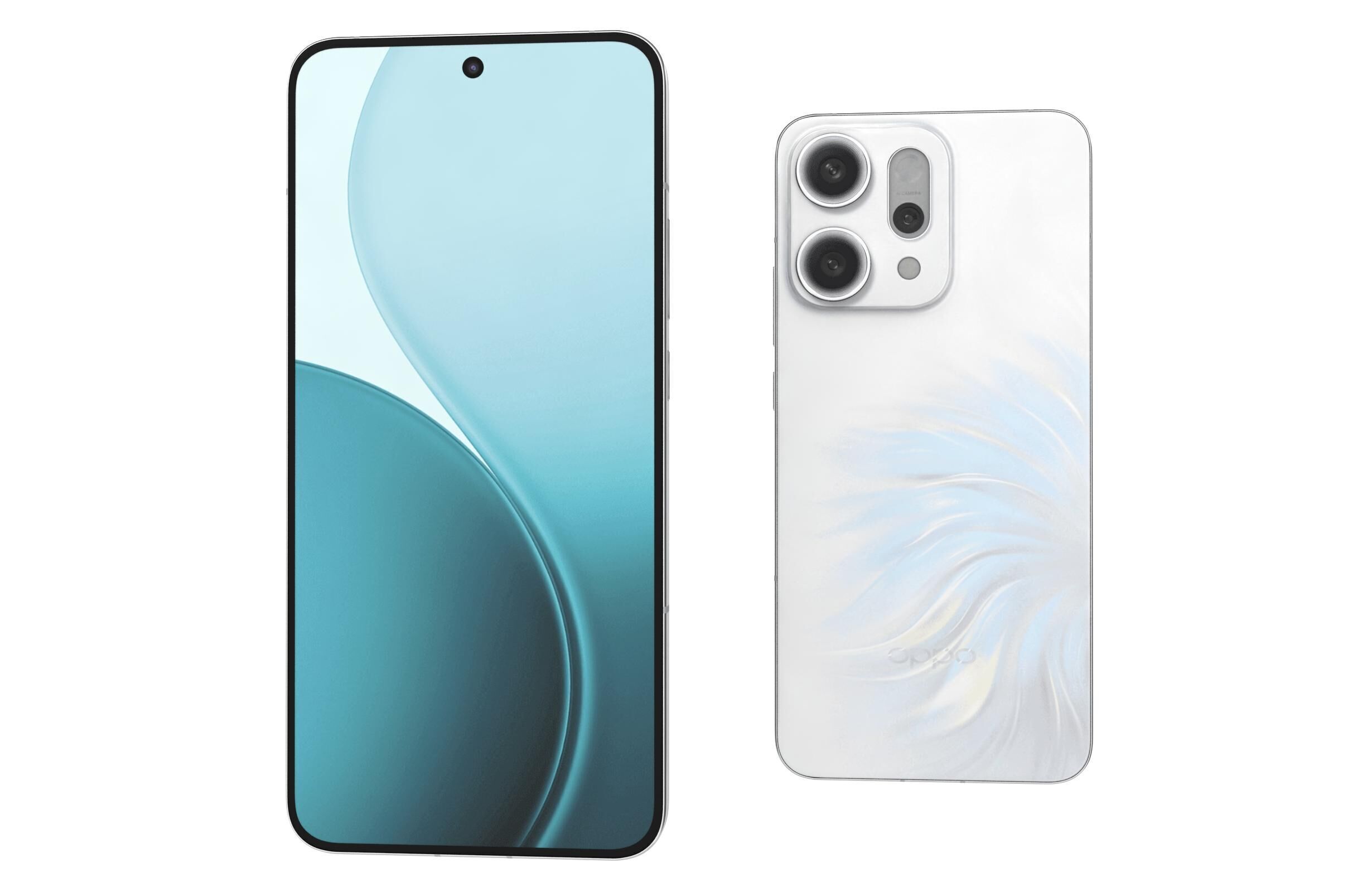 OPPO Reno14 Pro White 3D model_7