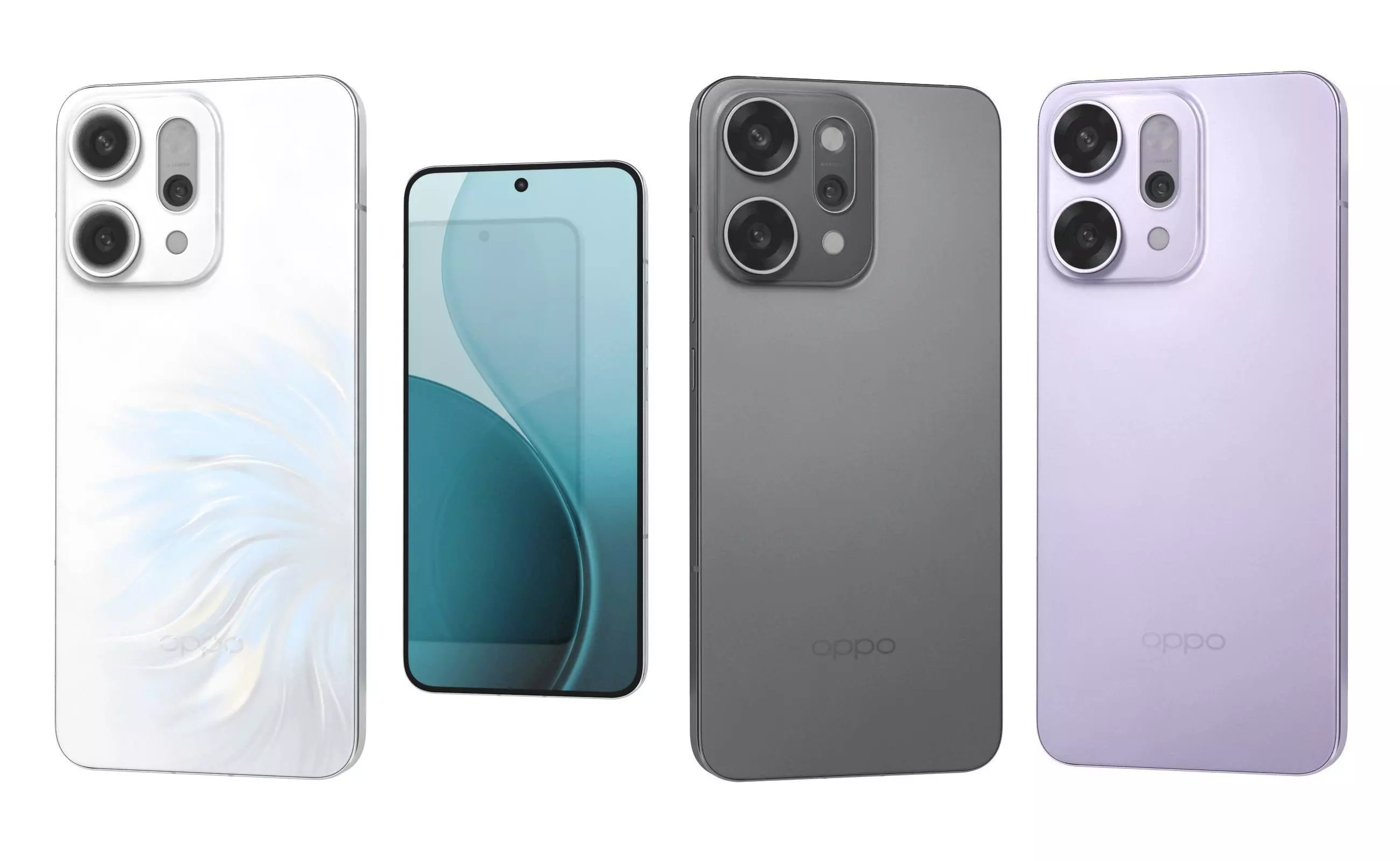 OPPO Reno14 Pro All Colors 3D model