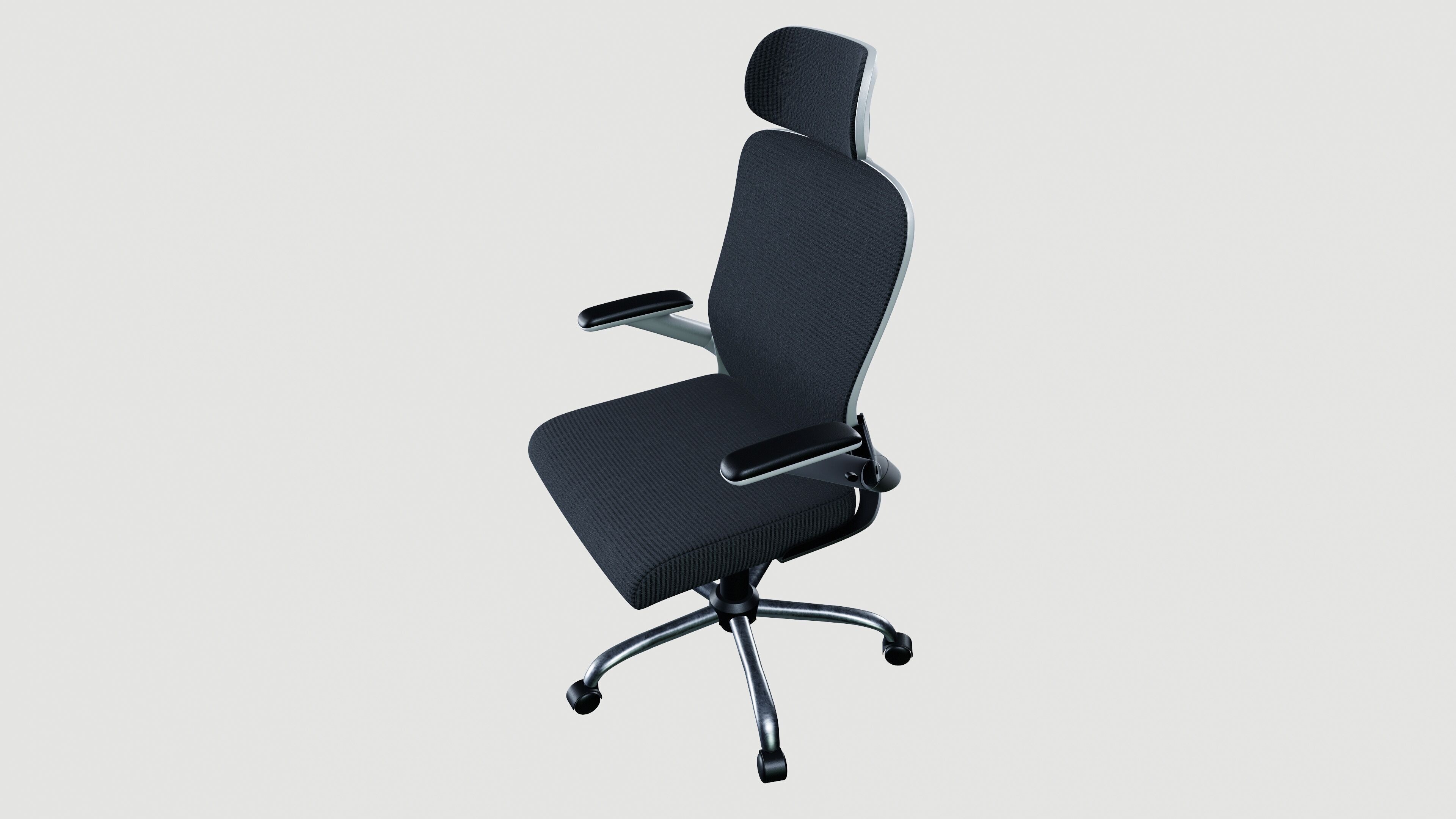 Office chair 3D model_2