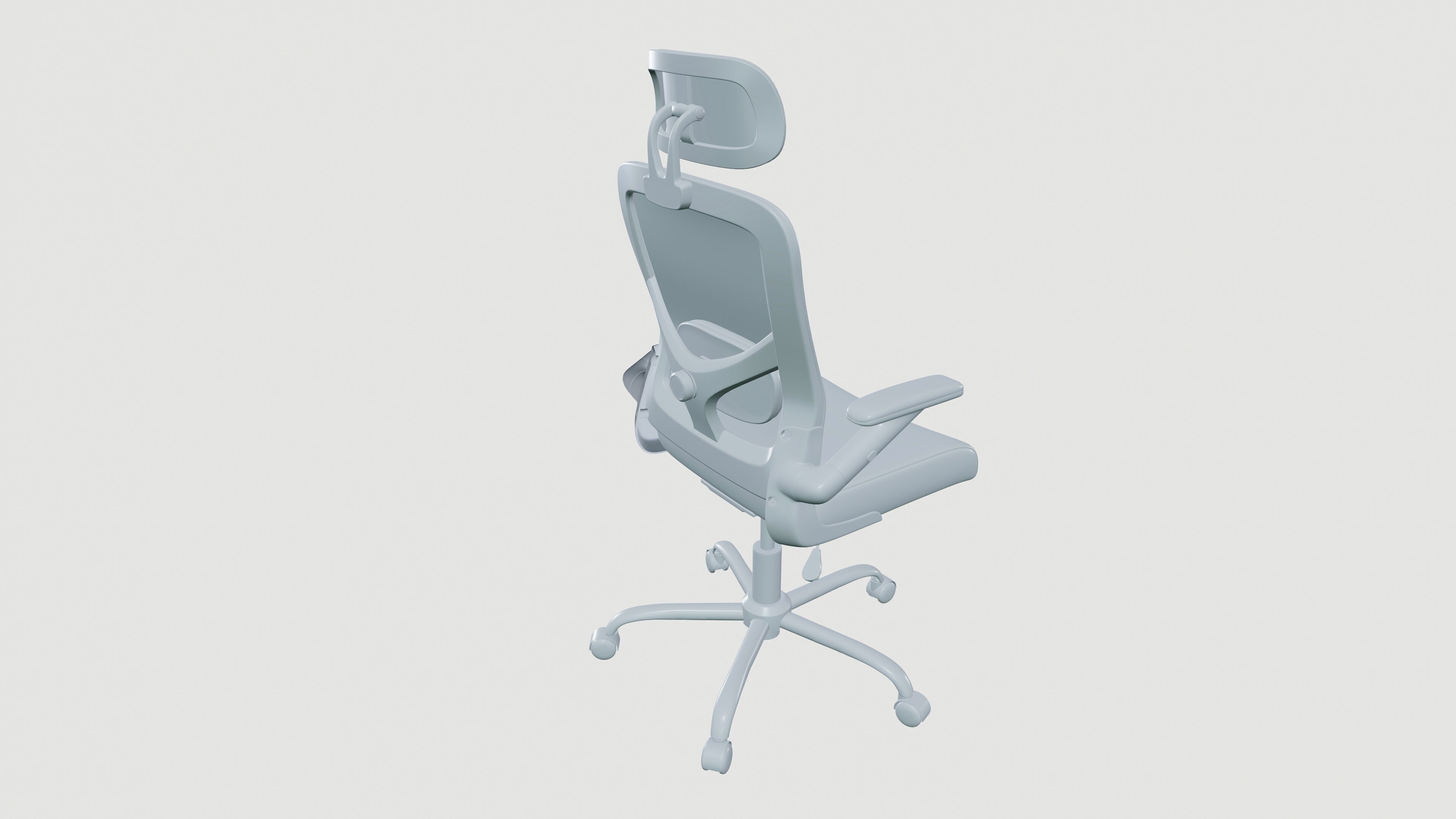 Office chair 3D model_8