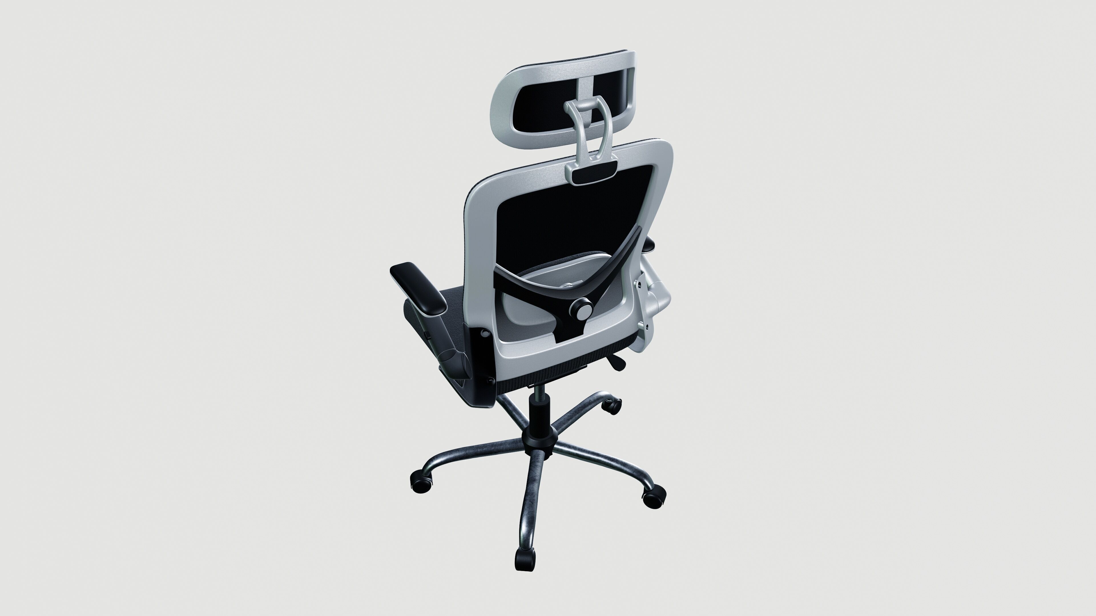 Office chair 3D model_3