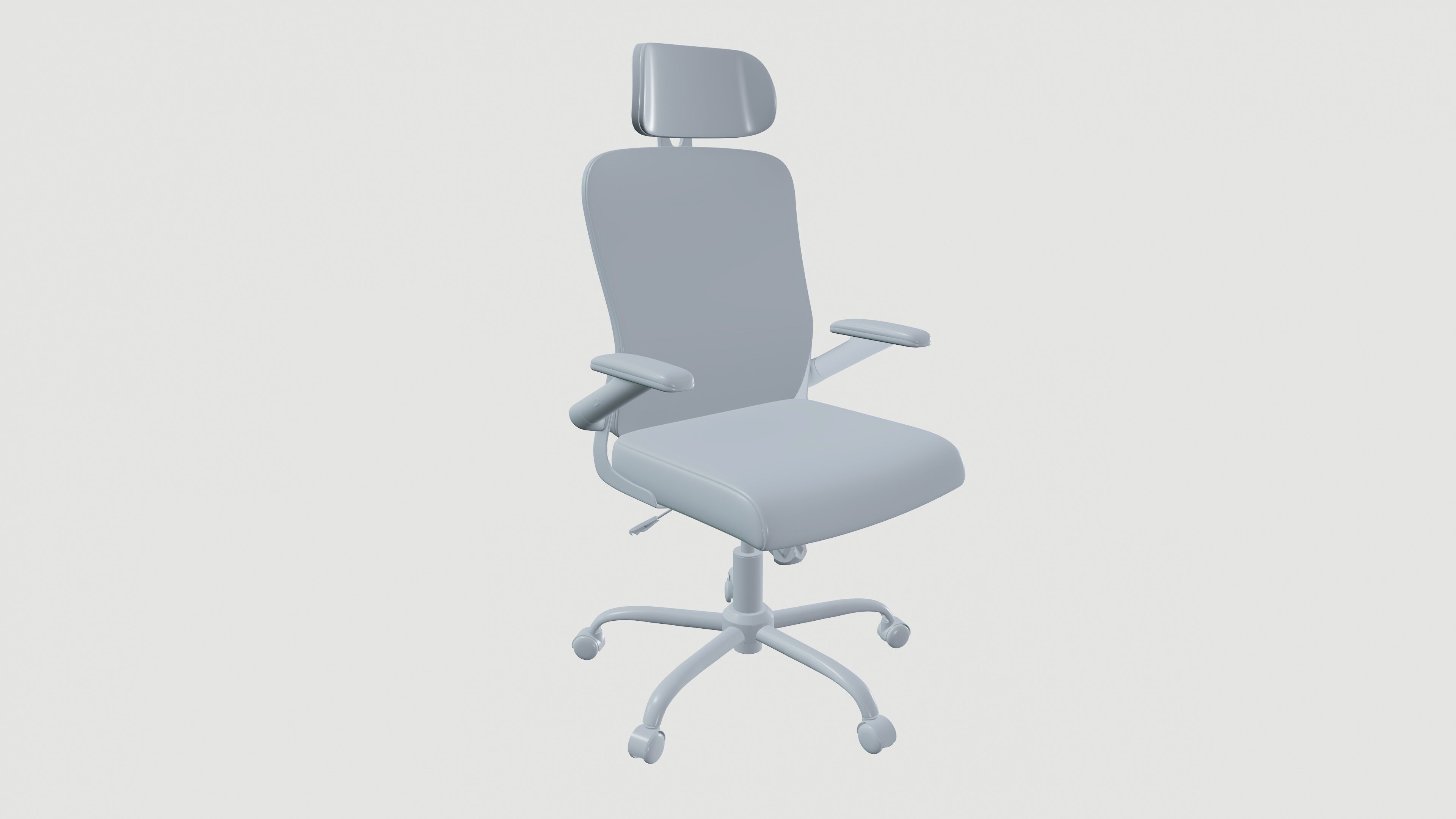 Office chair 3D model_6