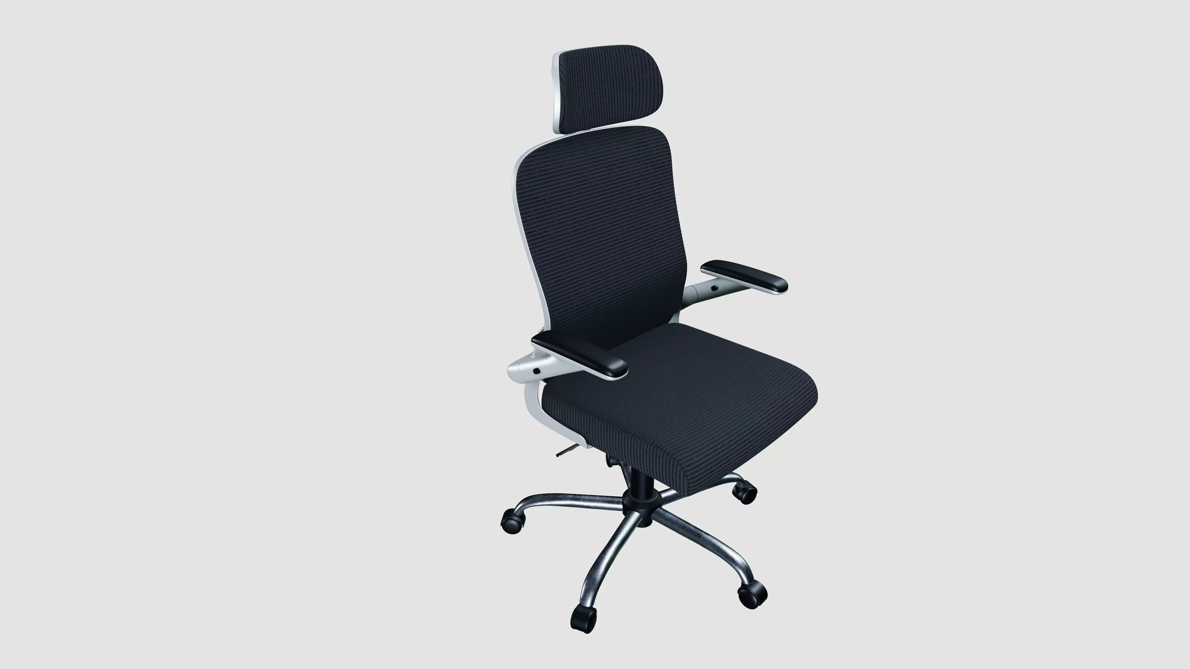 Office chair 3D model_0