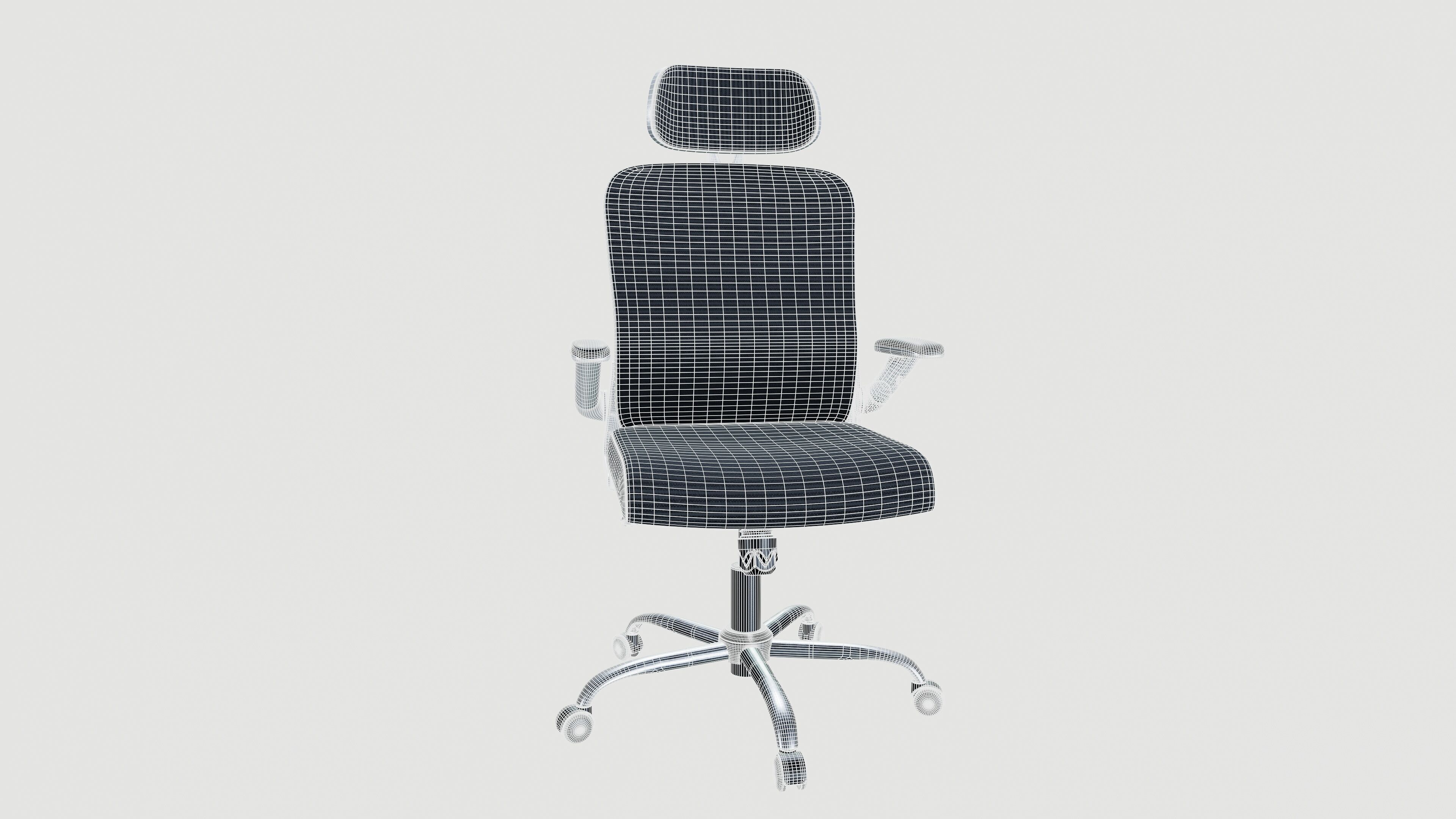 Office chair 3D model_12