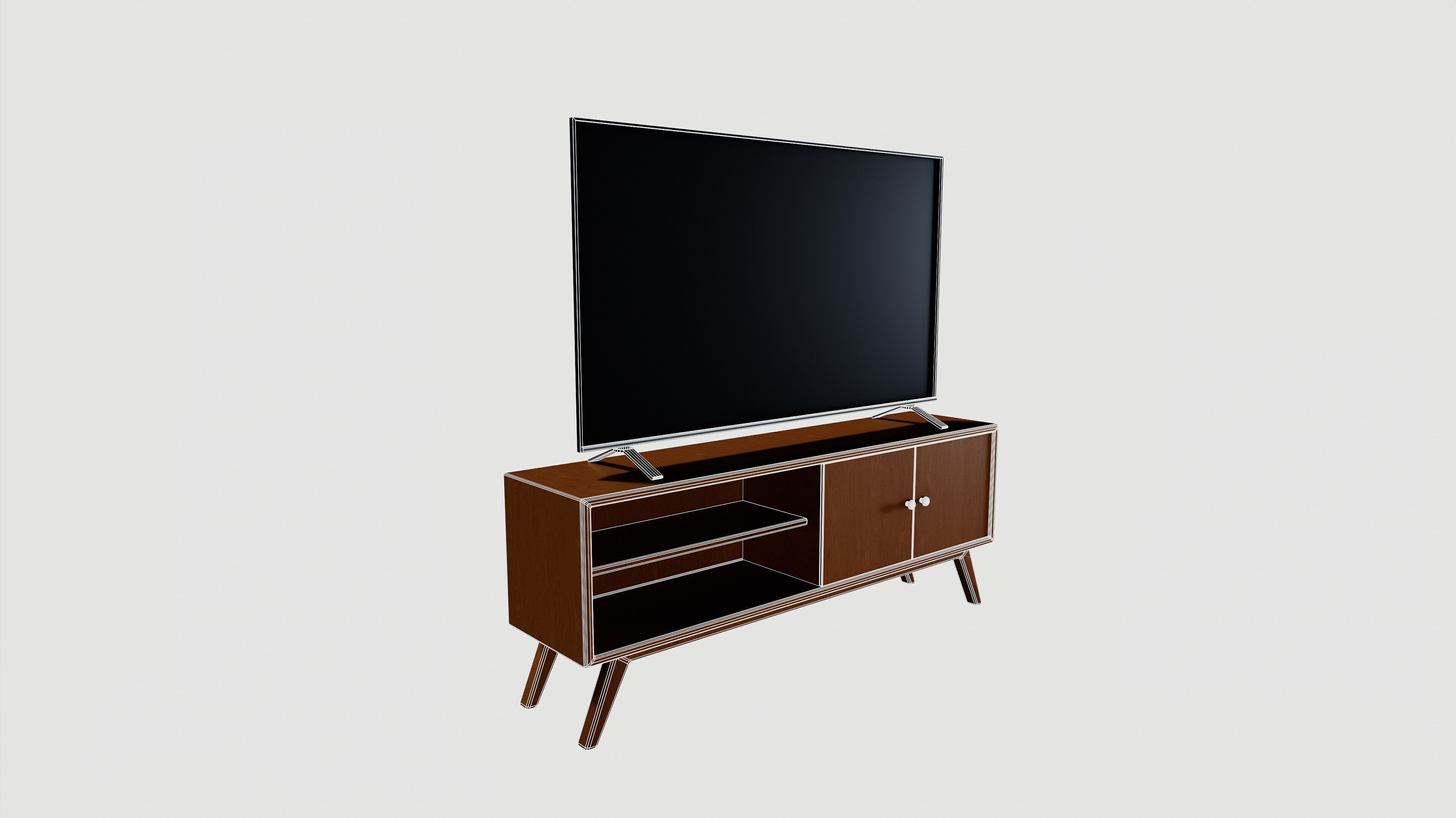 TV  Cabinet 3D model_8