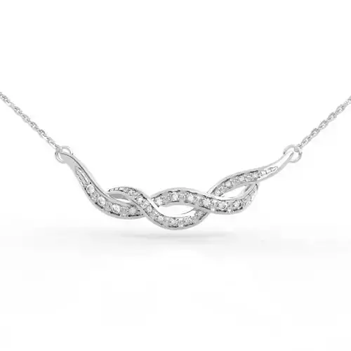 Infinity Diamond Necklace