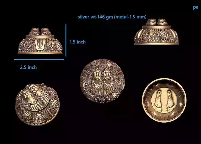 Tirupati Balaji Paduka