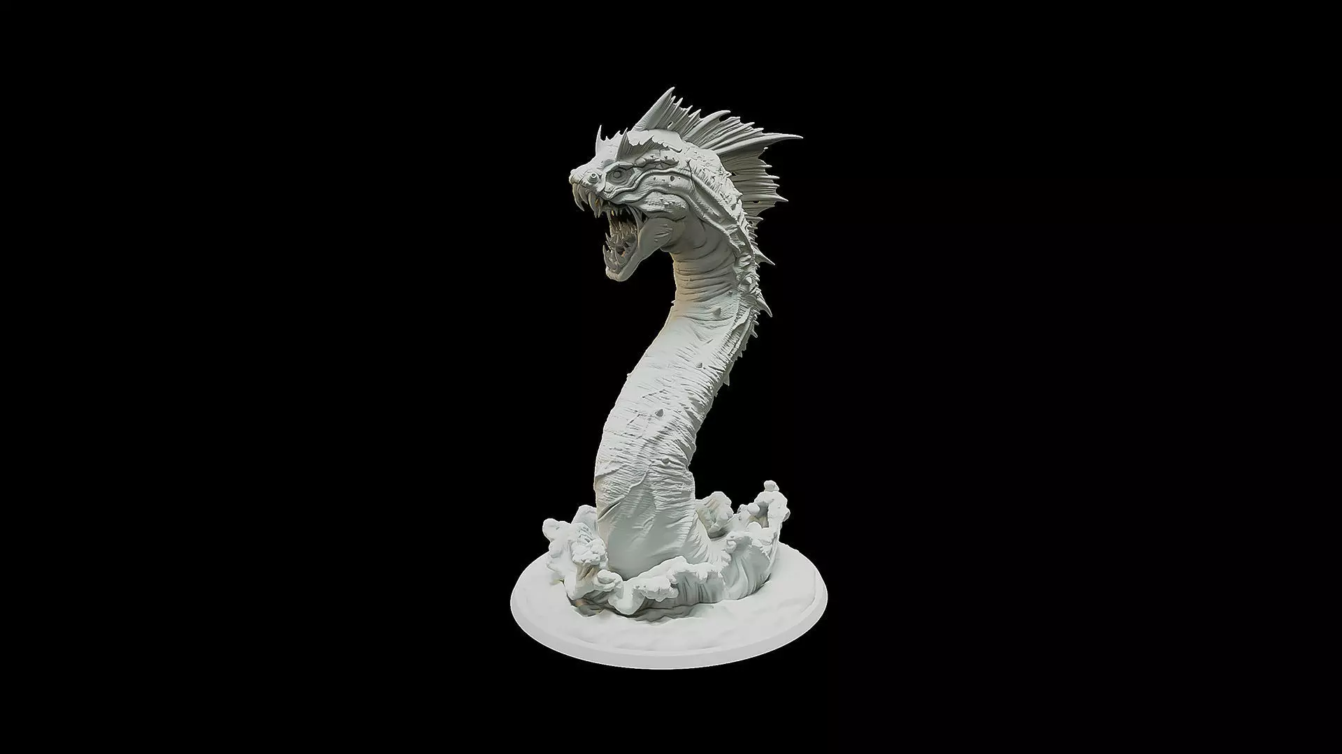 Monstrous Sea Serpent 3D print model_0