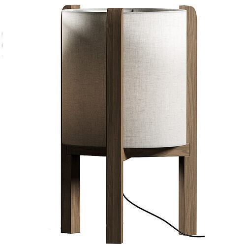 Habitat Arbaa Woven Column Table Lamp 3D model