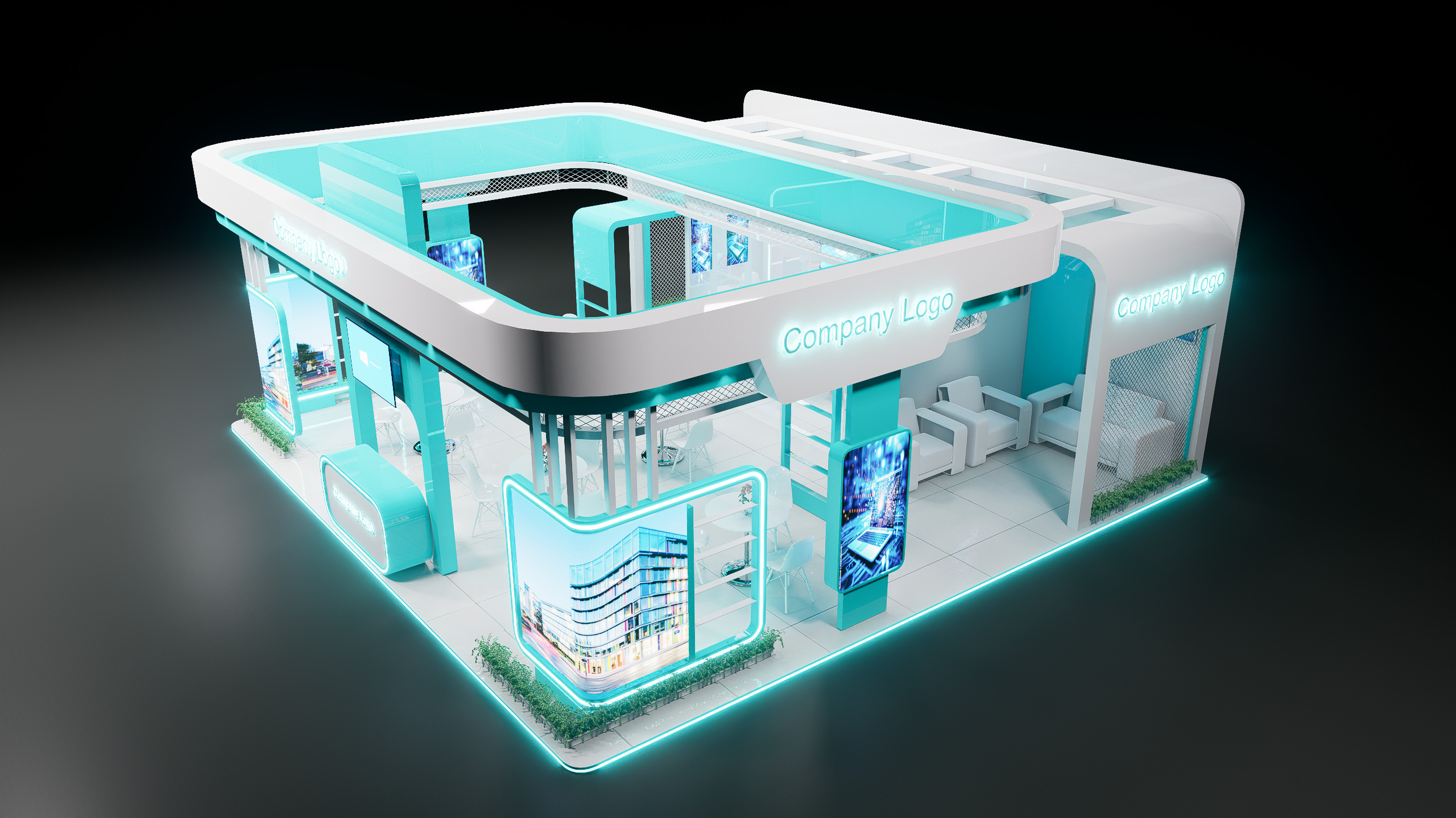 EVENT STALL DESIGN 3D model_9