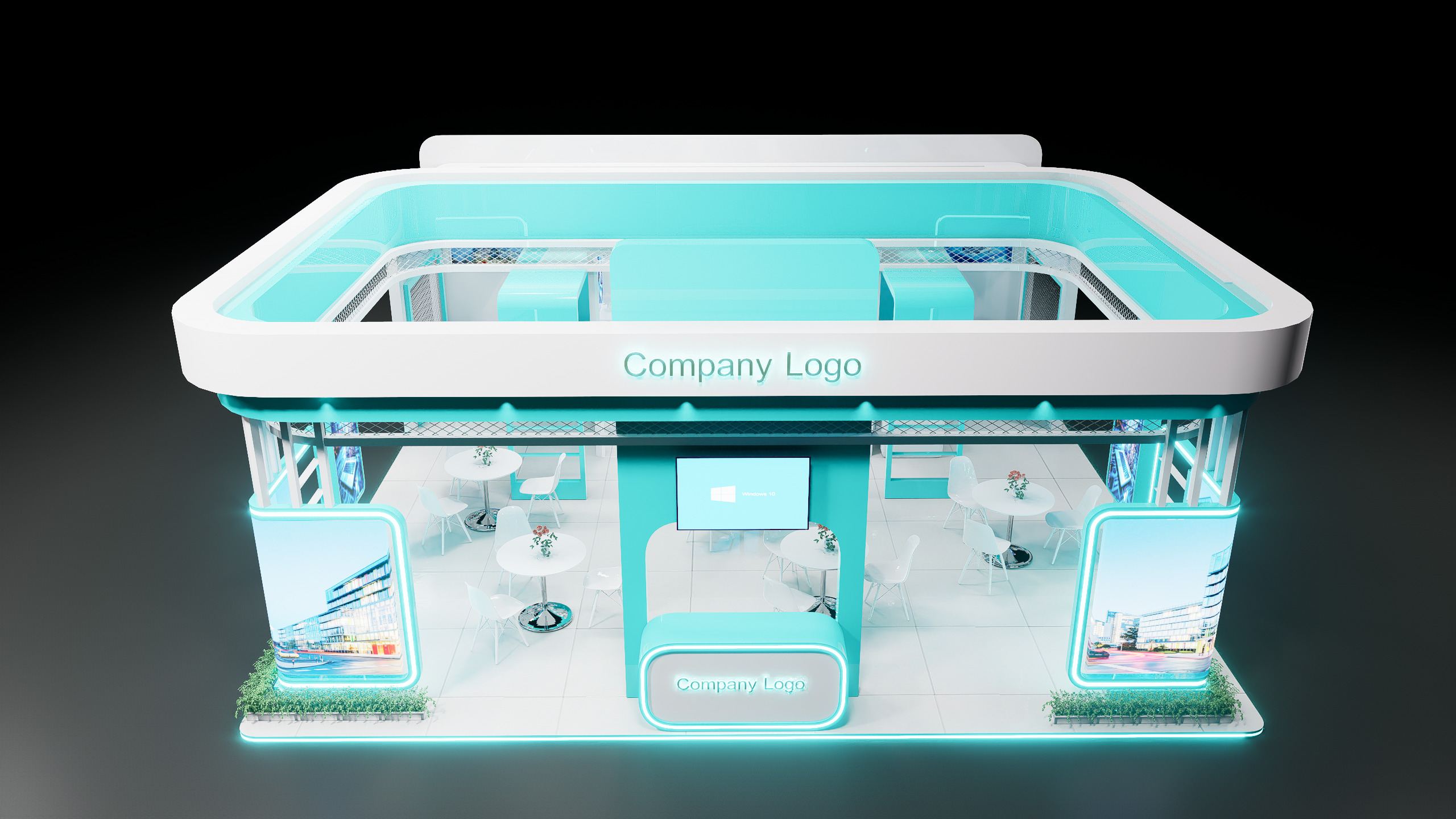 EVENT STALL DESIGN 3D model_2