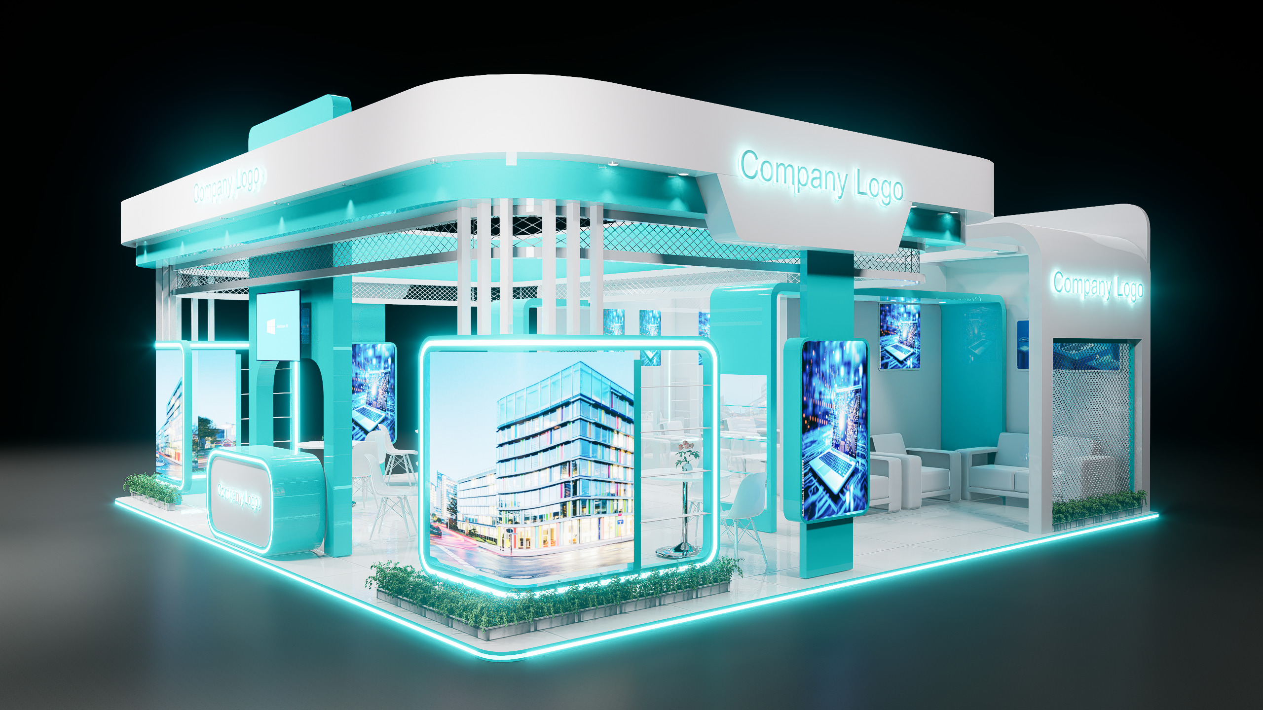EVENT STALL DESIGN 3D model_13