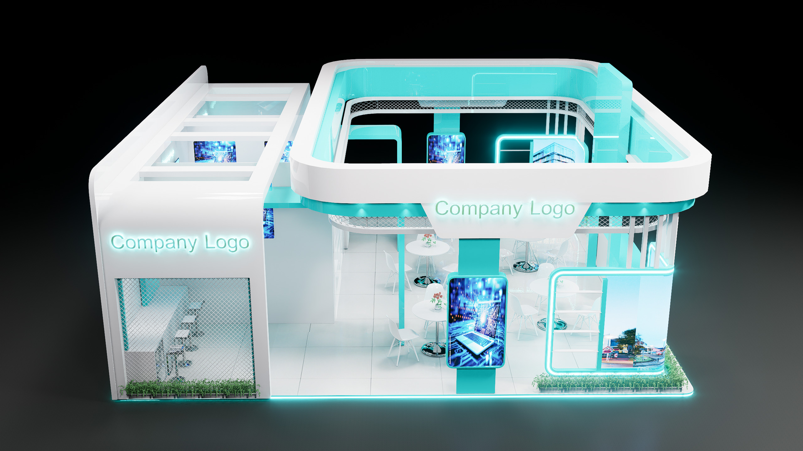 EVENT STALL DESIGN 3D model_3