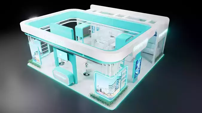 EVENT STALL DESIGN 3D model EVENT STALL DESIGN 3D model