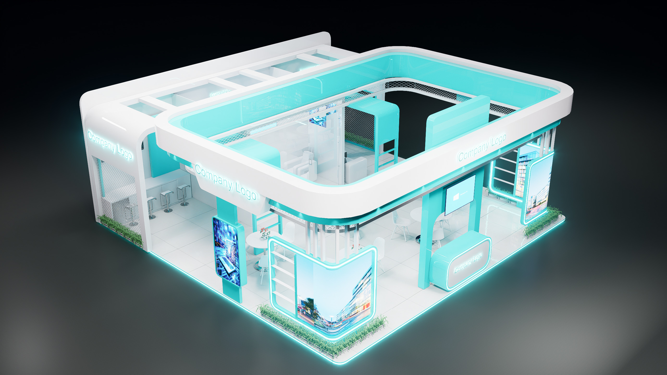EVENT STALL DESIGN 3D model_1