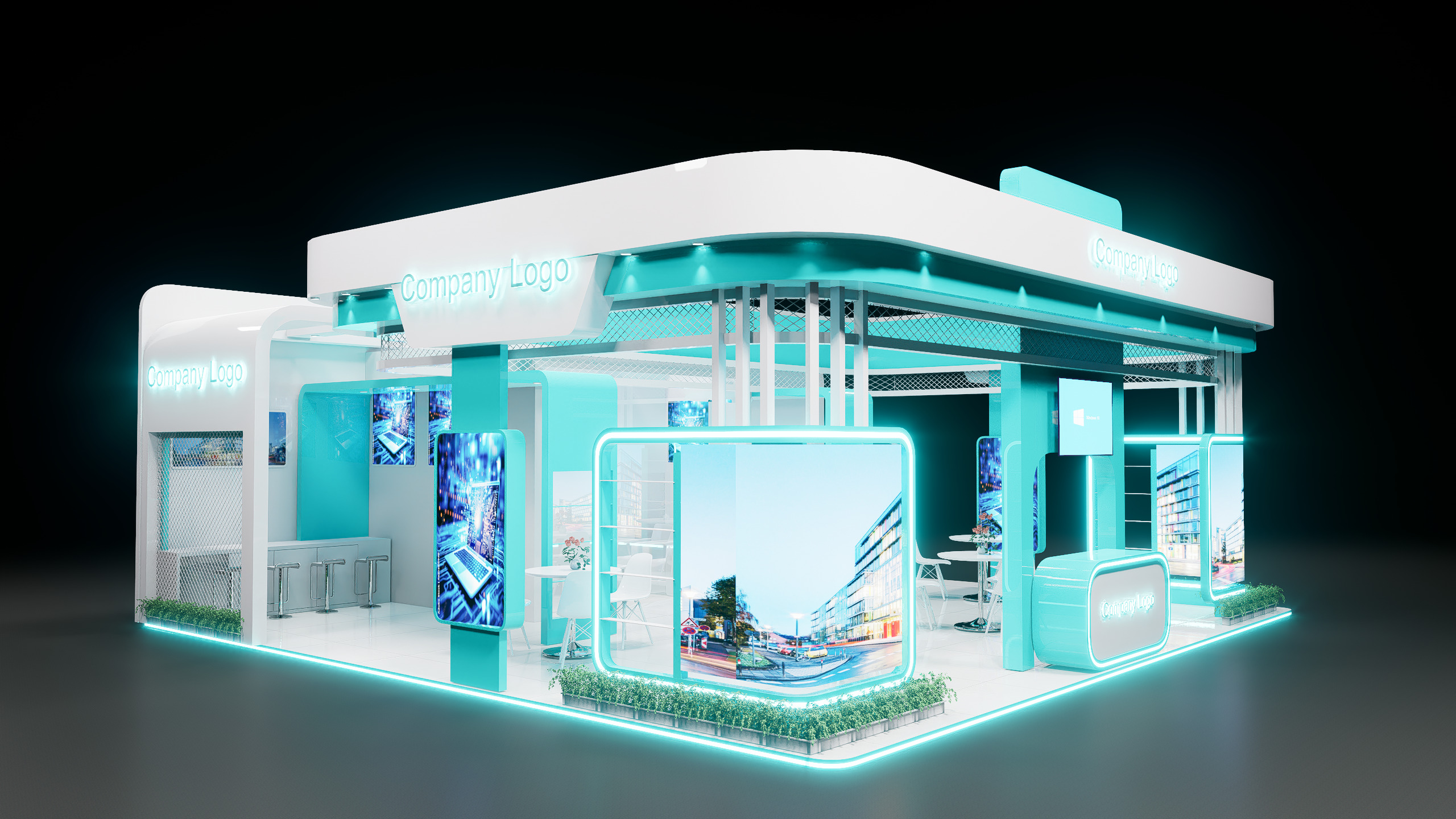 EVENT STALL DESIGN 3D model_12