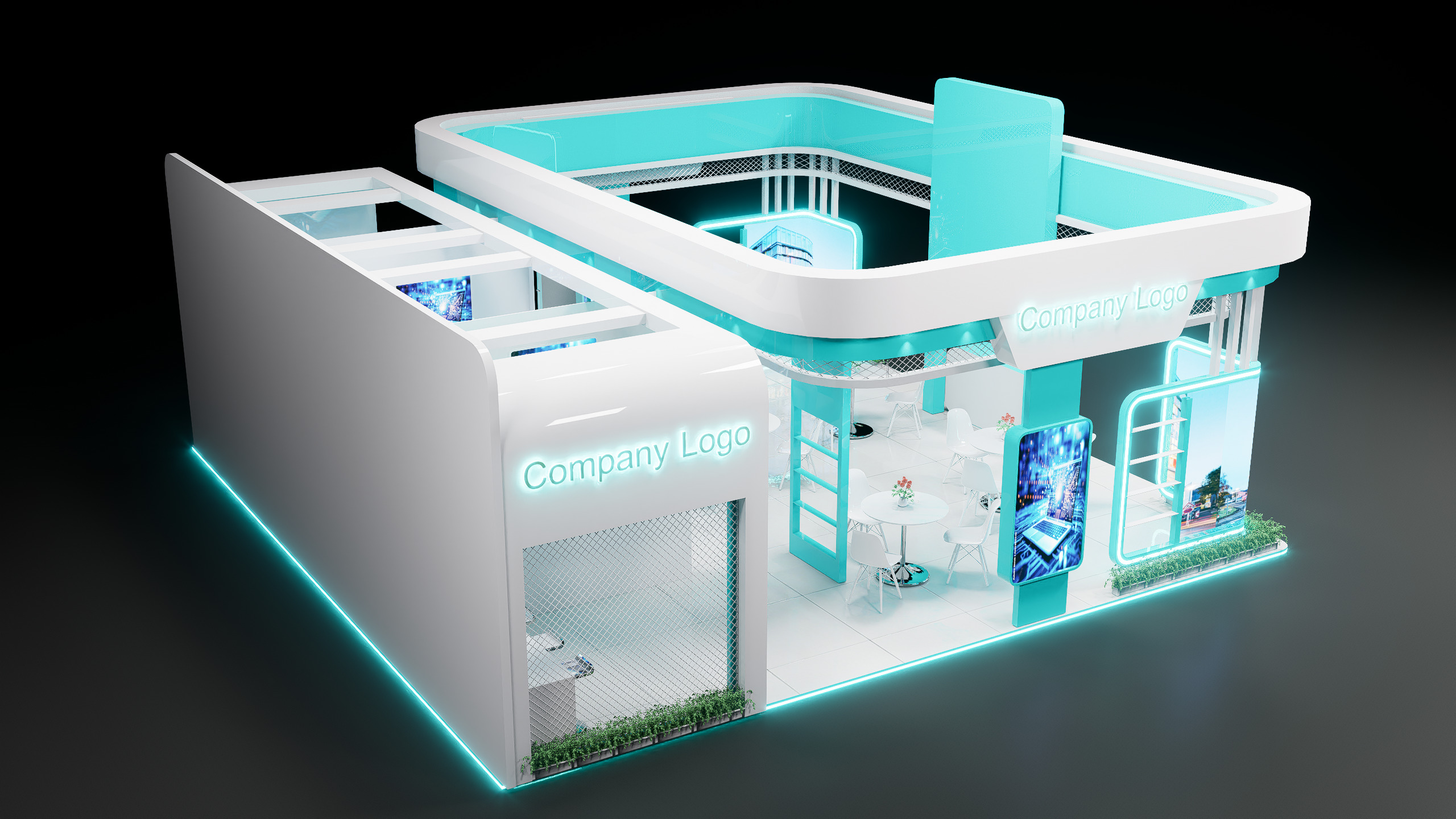 EVENT STALL DESIGN 3D model_15