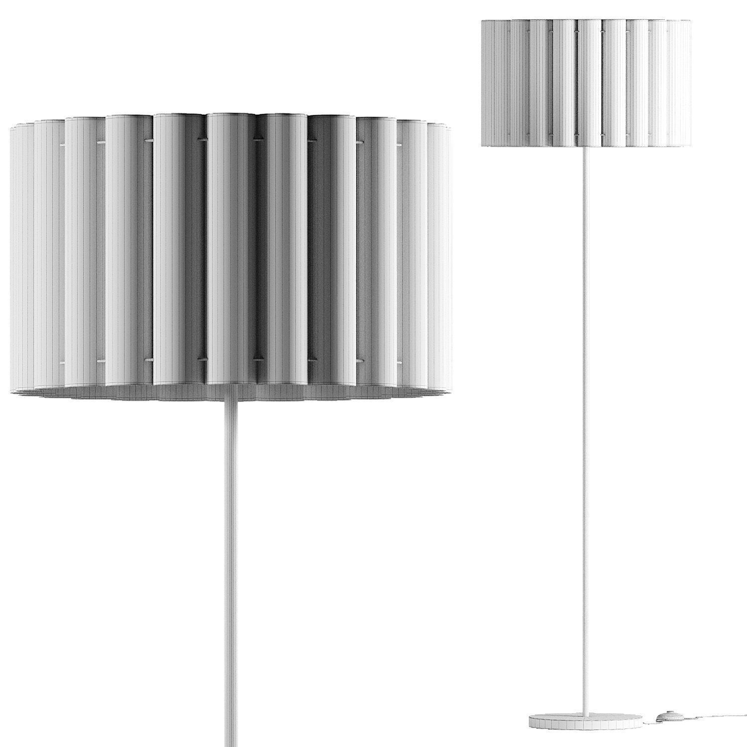 Westwing Collection Lucina Floor Lamp 3D model_3