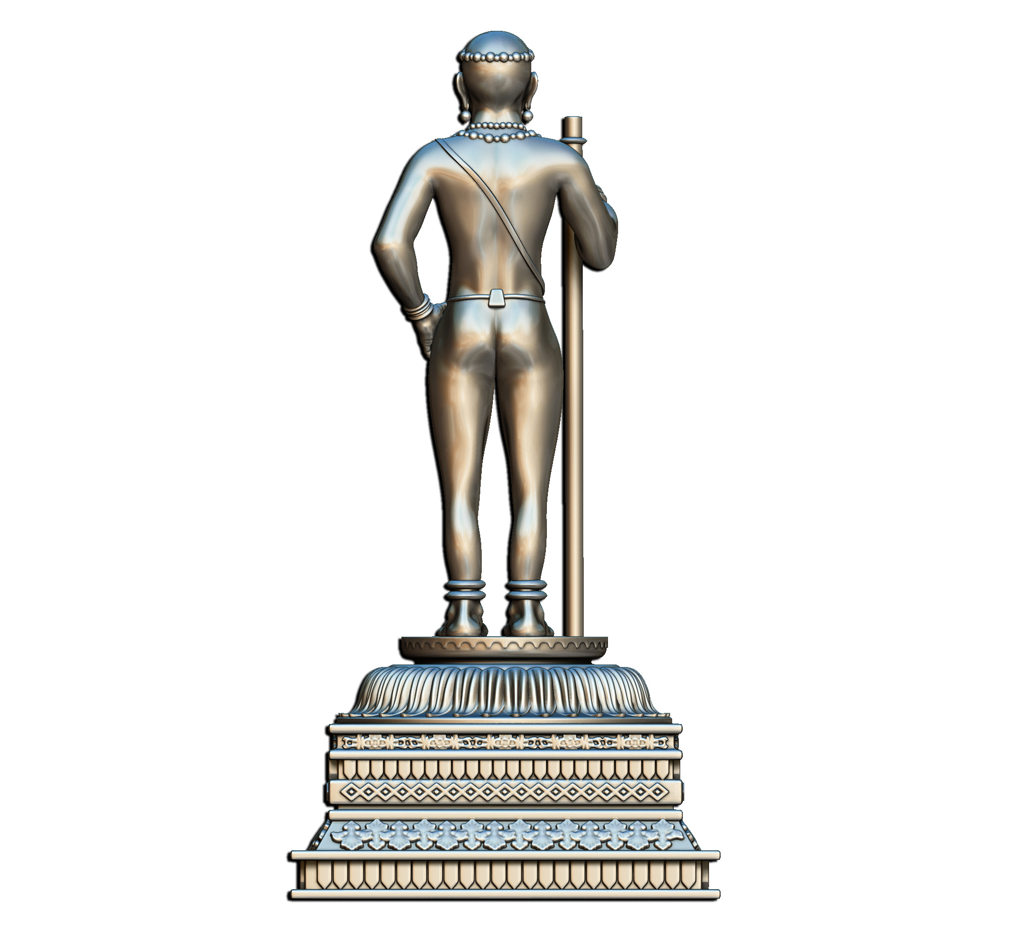 Lord Palani murugan 3D print model_7