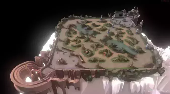 Summoner Canyon League of Legends King of Glory Map