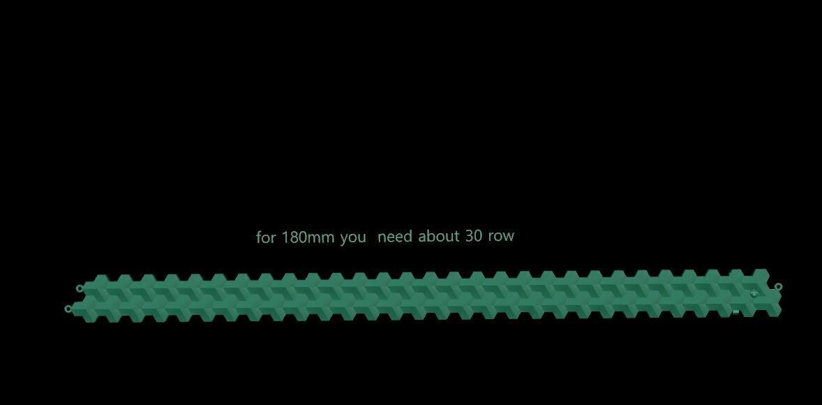 Armored Cube Illusioned Double row Bracelet 3D print model_16