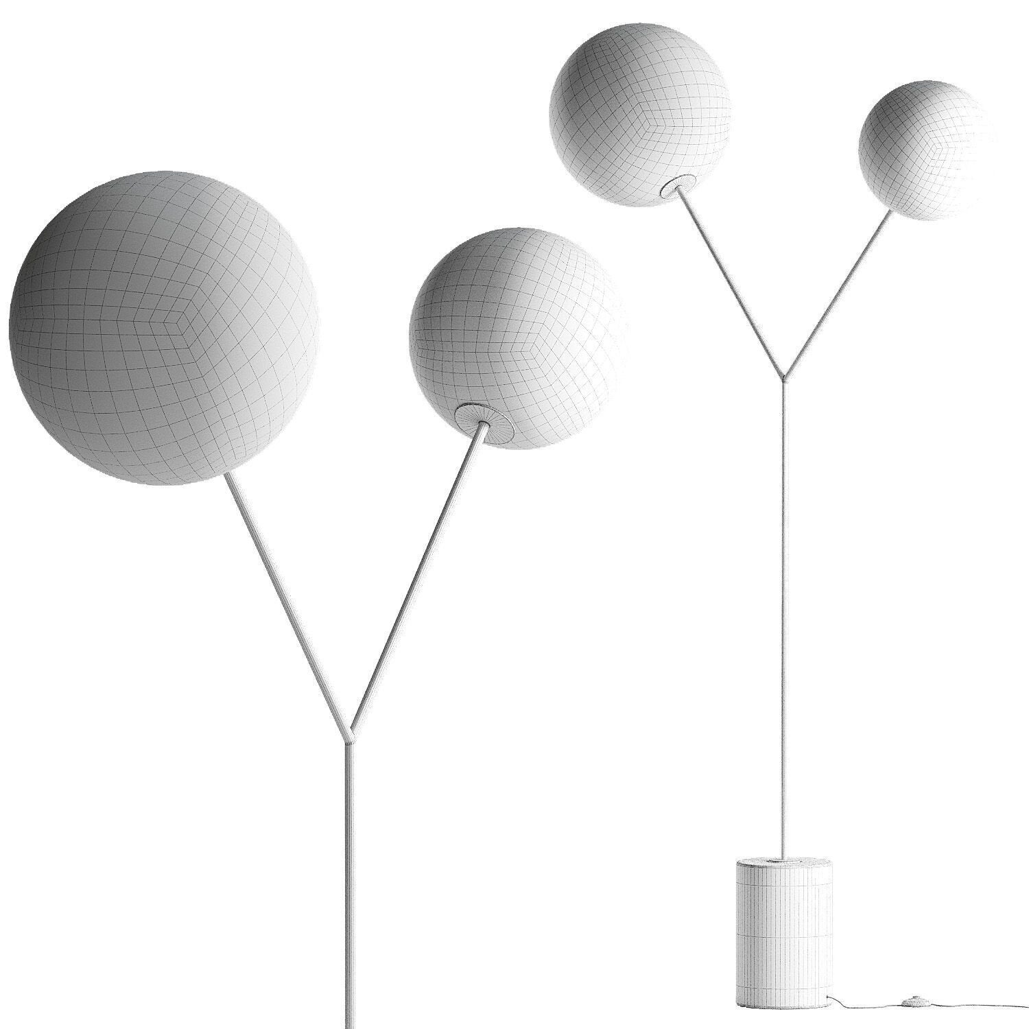 Angel Cerda 8048 Floor Lamp 3D model_3